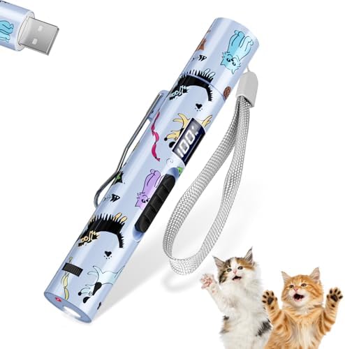 TBTeek Cat Toy, Rechargeable, Battery Screen, Cute Fun Creative Body by TBTeek