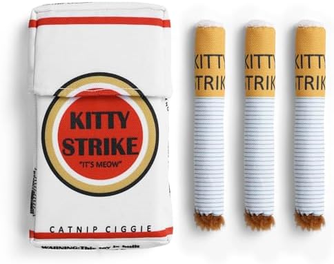 Nocciola 3 Pack Catnip Toys for Cats, Funny Cat Toys Filled with 100% Pure Organic Catnip, Safe Kitten Teething Chew and Kicker Toys, Stress Relieving Fun for Indoor Cats by Nocciola