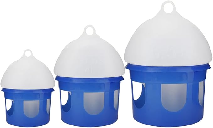 Feeder, 2L/4L/6.5L Large Capacity Waterer Automatic Bird Feeder ABS Plastic Water Dispenser Waterer(6.5L)