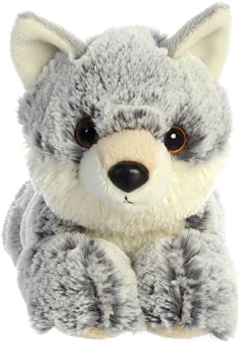 Aurora?? Adorable Mini Flopsie??? Winter Wolf??? Stuffed Animal - Mini Companions Ready for Playful Adventures - for Kids All Ages, Toddlers, Adults, and Families - Gray 8 Inches - Image 2