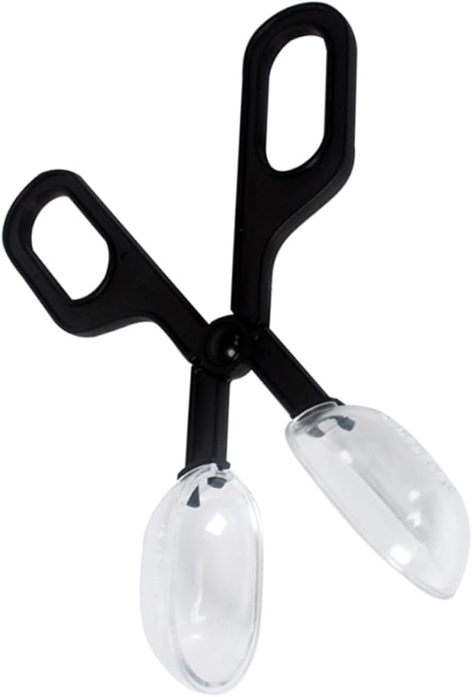 Alasum 6 Pcs Tongs Feeding Frog Cricket Clamp Scooper Reptile Litter Pooper Reptile Feeding Clamp Aquarium Feeding Scooper Catcher Scoop Reptichip Barley Clean
