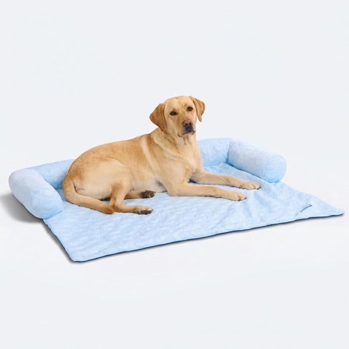 Spark Paws Cooling Couch Cover Dog Bed, Furniture Protector Mat, Non-Toxic Washable Pet Cooling Pad for Large & Small Dog - Size XXL