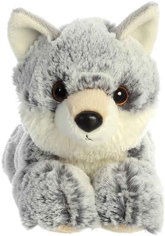 Aurora?? Adorable Mini Flopsie??? Winter Wolf??? Stuffed Animal - Mini Companions Ready for Playful Adventures - for Kids All Ages, Toddlers, Adults, and Families - Gray 8 Inches - Image 3