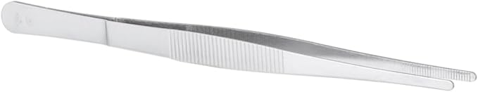 Straight Tweezers for Reptiles Stainless Steel Feeding Nippers Multi-purpose Cleaning Tool