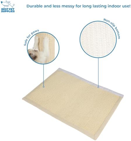 Best Pet Supplies Catify Hanging Cat Scratcher - Log, Beige - Image 2