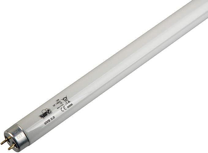 LUCKY HERP UVB 5.0 Fluorescent Tube for Reptiles,T8,14W,15W,18W (18, Watts)
