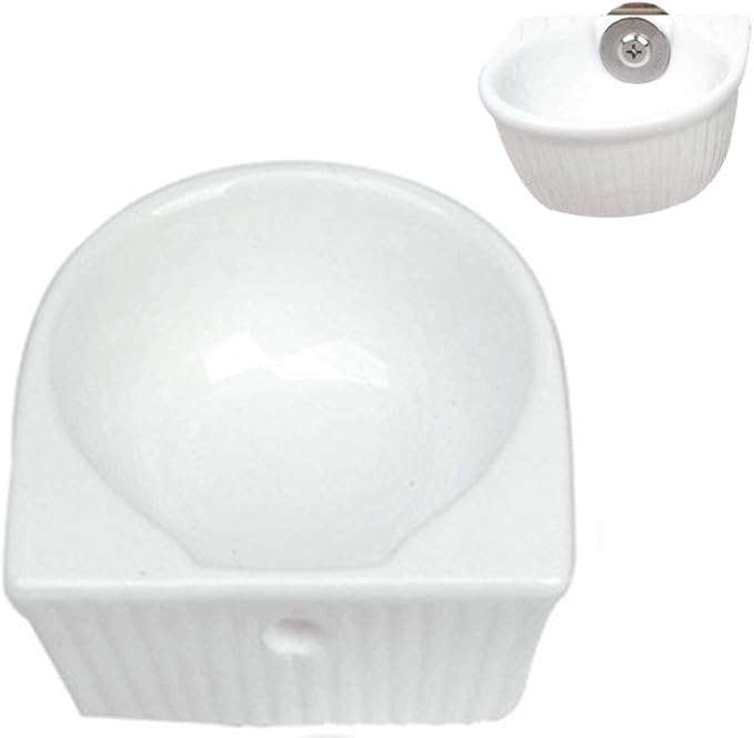 Small Animals Bowl, Hamster Feeder Cups, Detachable Cage Feeder Dish Cage Accessories for Small Animals Guinea Pig Chinchilla Hedgehog Ferret Rabbit Mink Parrot Squirrels Sugar Glider