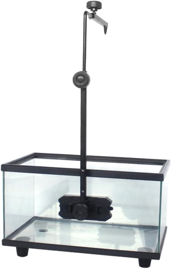 BESPORTBLE Sturdy Lamp Stand for Fish Tank Lights Bracket for Reptile and Turtle Basking Height Angle Mounting Bracket for Aquarium Lighting