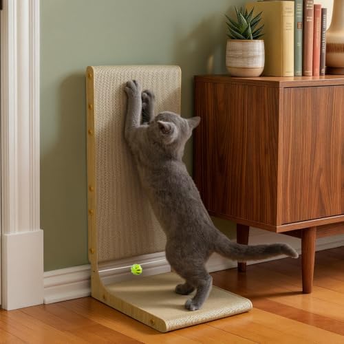 Conlun Cardboard L Shape Cat Scratcher 22"(2 Pack) - Image 7