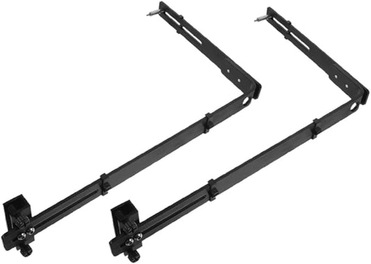 Mipcase 2pcs Aquarium Light Stand Fish Tank Light Holder Bracket Easy Install Riser Rack for Aquatic Plant Lamp Modern Design for Various Tank