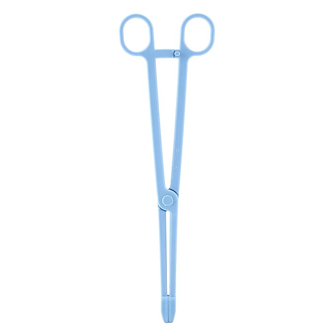 Yinhing Blue Plastic Clamp/Holder for Feeding Snakes Lizards And Reptiles Essential Tool for Pet Care And Animal Nutrition
