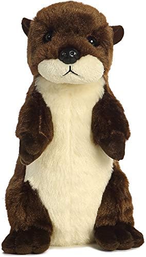 Aurora Mini Flopsie 7" River Otter Adorable Stuffed Animal - Image 2