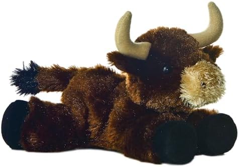 Aurora Mini Flopsie 8" Brown Toro Adorable Stuffed Animal by Aurora%C2%AE