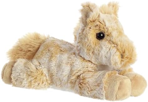 Aurora Mini Flopsie 8" Caramel Horse Adorable Stuffed Animal - Image 6