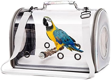 Birdcages Portable Bird Travel Cage with Bracket Bird Carrier Breathable Parrot Transport Travel Bag Out Backpack Small