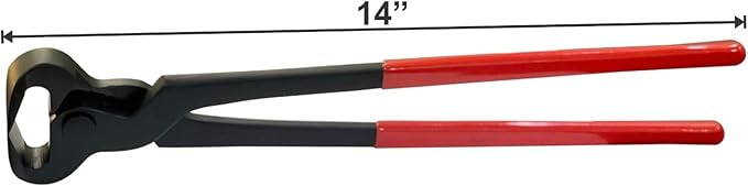 5 PCS Farrier Horse Hoof Care Kit–Complete Set of Nippers,Hoof Rasp,Ergonomic Handle,RH Poly Knife, Hoof Trimming,Shaping,&Shoeing Tools for Professional Farriers,Horse Owners,Equine Care Experts