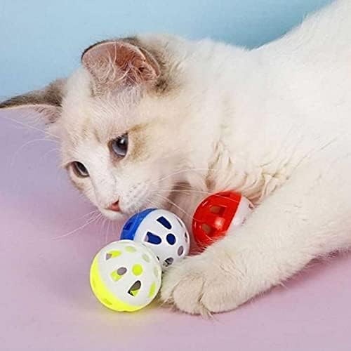 PET SHOW 20 Pack Cat Toys Balls with Bell Inside for Indoor Cats Kitten - Image 6