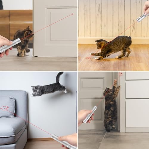 TBTeek Cat Toy 7 Light Modes & Adjustable Patterns Cat Mouse Toy (2 Pack) - Image 2