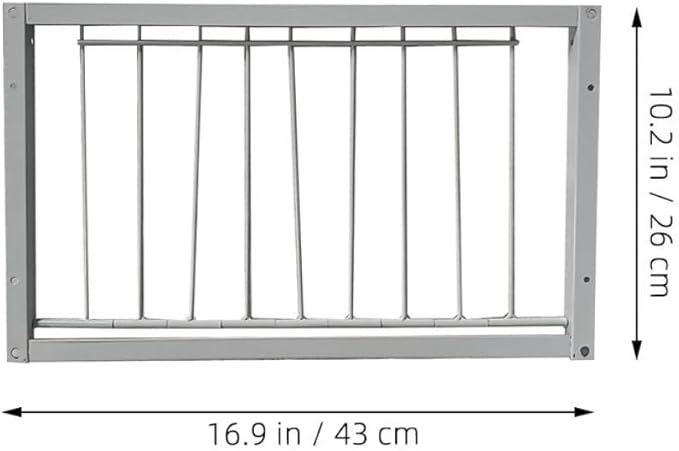 BESTonZON 2Pcs Pigeon Door for Bird Cage Adjustable Entrance Wire Door Sturdy Steel Frame for Racing Pigeons and Bird Supplies