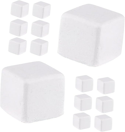 TOYANDONA 30Pcs Natural Mineral Calcium Blocks for Reptiles and Amphibians Enhances Turtle Tortoise Lizard Frog and Chameleon Dental Care and Water Quality Stabilization for Growth