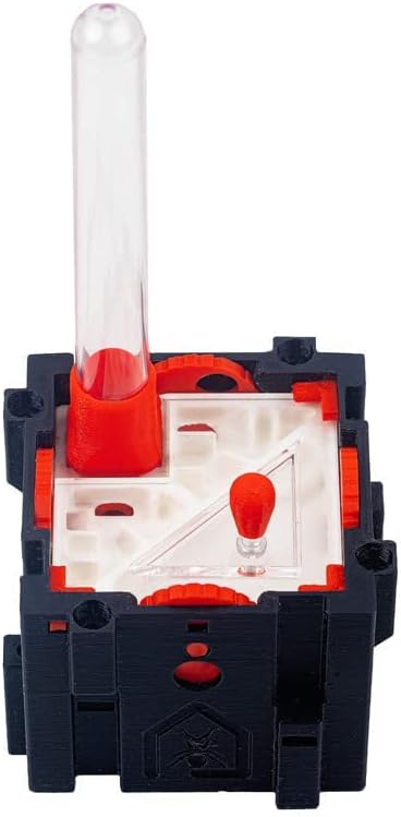 Anthouse.ES - Modular 3D Ant Farms - QBIK Foundation Model - Expandable Terrarium for Ant Colonies - Small Galleries and Foraging Room - 6.78x12.78x5 cm