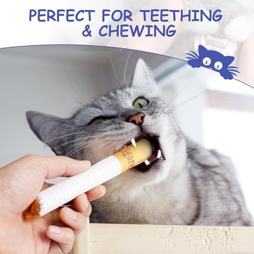 Nocciola 3 Pack Catnip Toys for Cats, Funny Cat Toys Filled with 100% Pure Organic Catnip, Safe Kitten Teething Chew and Kicker Toys, Stress Relieving Fun for Indoor Cats - Image 5