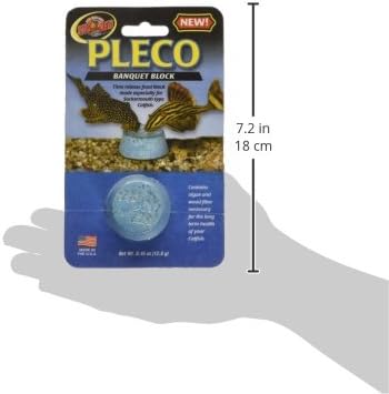 Zoo Med Laboratories AZMBB8 Pleco Banquet Block Black 0.45 Ounce (Pack of 1)