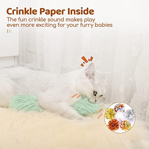 Potaroma Cat Toys Pillows, 3 Pack, Catnip Inside, Indoor Interactive Fun - Image 4