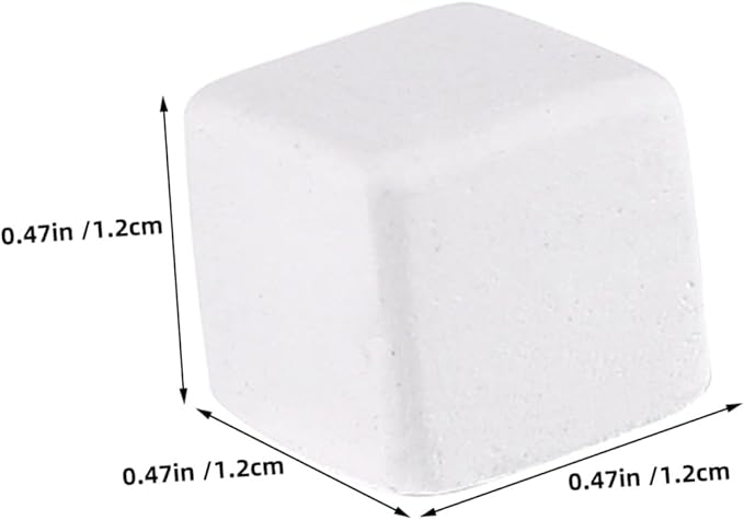 Kisangel 30pcs Natural Calcium Blocks for Turtles Tortoises Lizards Frogs Chameleons Enriches Water Quality Supports Bone Strength Enhances Resistance Mineral for Reptile Amphibian Health