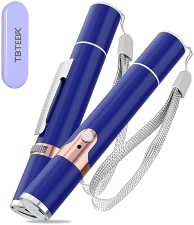 TBTeek Cat Toys, with Metal Case, 2 Pieces, Rechargeable (Blue) by TBTeek
