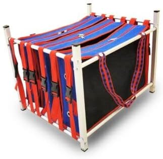 TRANSPORTE MALETA CARGADOR GALPONERAS para GALLOS(Triple) ALUMINIO Rooster Carrier CAGE…