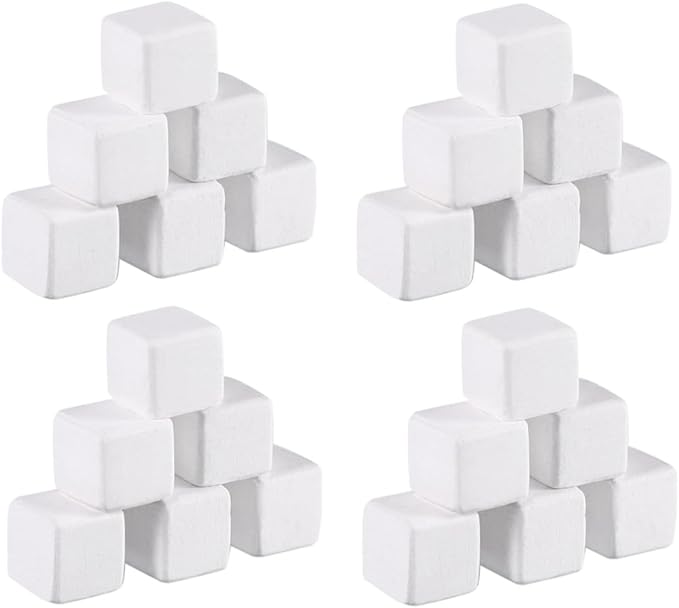 30pcs Natural Calcium Blocks for Reptiles and Amphibians Multi-Species Turtle Tortoise Frog Lizard Chameleon Supplement Teeth Grinding Aid Promotes Growth and Water Quality
