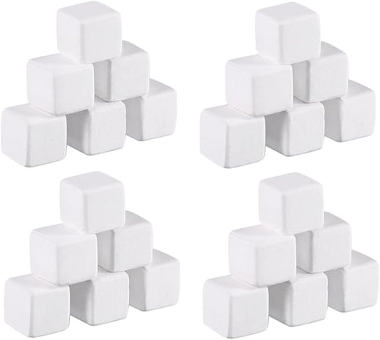 30pcs Natural Calcium Blocks for Reptiles and Amphibians Multi-Species Turtle Tortoise Frog Lizard Chameleon Supplement Teeth Grinding Aid Promotes Growth and Water Quality