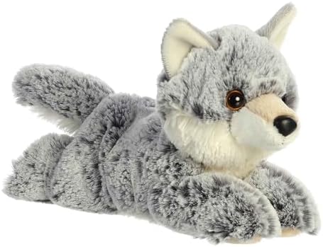 Aurora?? Adorable Mini Flopsie??? Winter Wolf??? Stuffed Animal - Mini Companions Ready for Playful Adventures - for Kids All Ages, Toddlers, Adults, and Families - Gray 8 Inches by Aurora%C2%AE