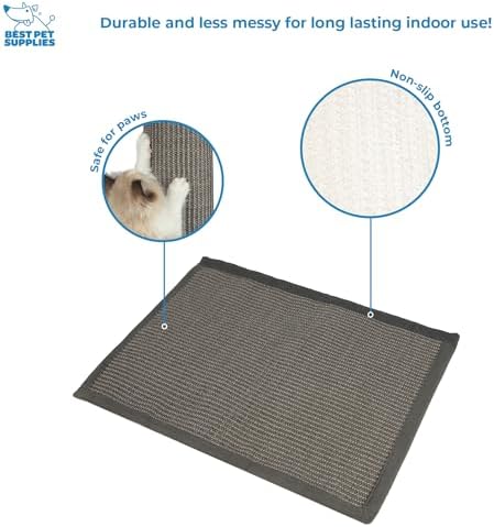 Best Pet Supplies Catify Hanging Cat Scratcher - Log, Gray - Image 2