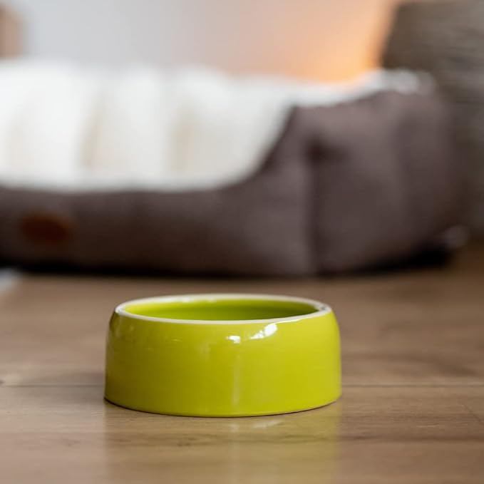 Nobby Ceramic Feeding Trough, 500 ml, Green