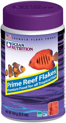 Ocean Nutrition Prime Reef Flakes 5.5-Ounces (154 Grams) Jar