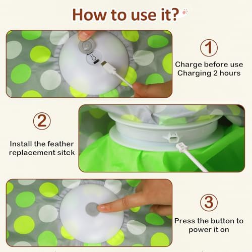 Sofolor Interactive Cat Toy, Automatic Cat Toys for Indoor Cats, Hide and Seek Cat Toy with Motion Activated, Moving Feather, Chirping, USB Rechargeable - Image 6