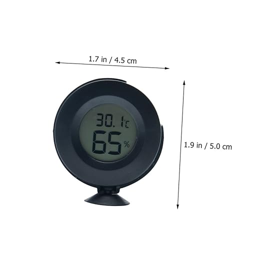 Garneck Reptile Thermometer Digital Hygrometer for Greenhouse Aquarium Babyroom Humidity Gauge Temperature