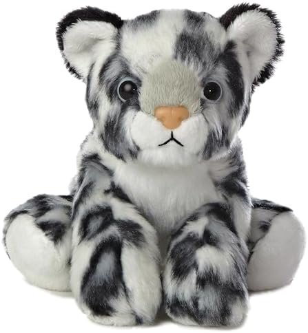 Aurora Mini Flopsie 8" Snow Leopard Adorable Stuffed Animal - Image 4