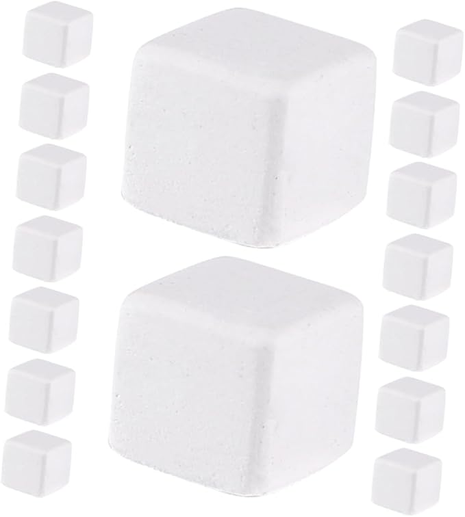 Milisten 30pcs Mineral Health Blocks for Reptiles Turtles Frogs Lizards Chameleons Essential Trace Elements for Strong Immunity Stable Aquatic Environments