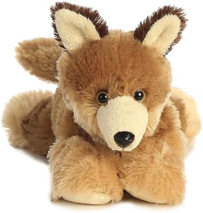 Aurora Mini Flopsie 8" Clever Coyote Adorable Stuffed Animal - Image 2