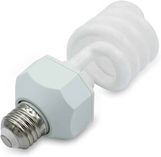 lumenivo UVB Reptile Light 23W 10.0 Desert Terrarium UVB Bulb for Bearded Dragon, Dwarf Monitors, Veiled Chameleons - Simulates UVB from The Sun to Help in Calcium Absorption - 120V - 1 Pack