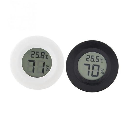 Milisten 12pcs Digital Humidity Reptile Pet Box Temp Humidity Reptile Pet Temperature Sensor