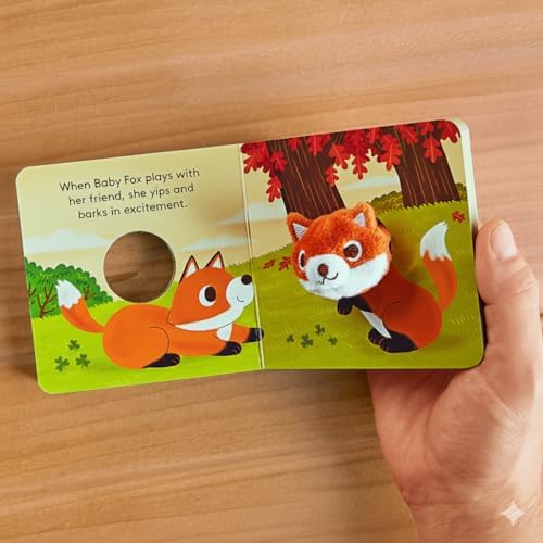 Aurora Mini Flopsi Foxxie 8"" Stuffed Animal & Finger Puppet Storybook ?€? Soft, Cuddly, Unique Orange Fox Plush Toy for All Ages (Fox and Book Set) - Image 4