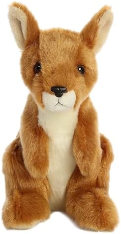 Aurora Mini Flopsie 7" Kangaroo Adorable Stuffed Animal - Image 2
