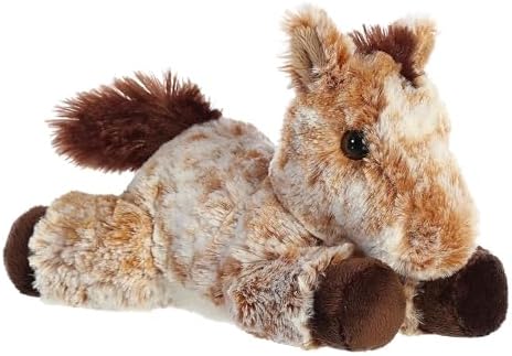 Aurora?? Adorable Mini Flopsie??? Mocha Horse??? Stuffed Animal - Mini Companions Ready for Playful Adventures - for Kids All Ages, Toddlers, Adults, and Families - Brown 8 Inches - Image 6