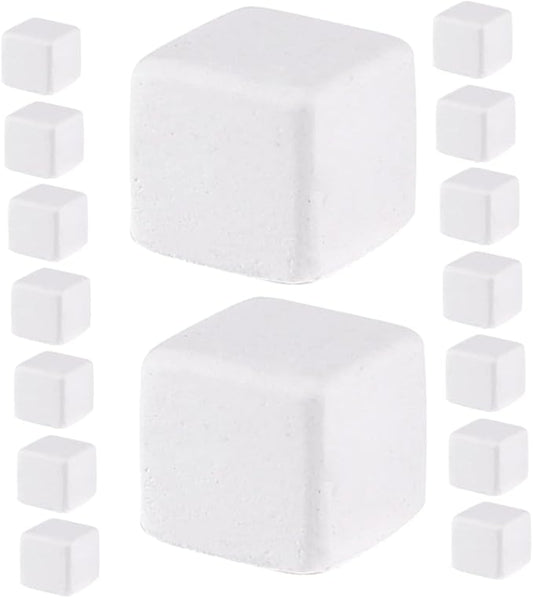 Toyvian 30pcs Natural Mineral Block for Reptiles Tortoises and Amphibians Promotes Growth Supports Stabilizes Water Quality for Turtles Lizards Frogs and Chameleons