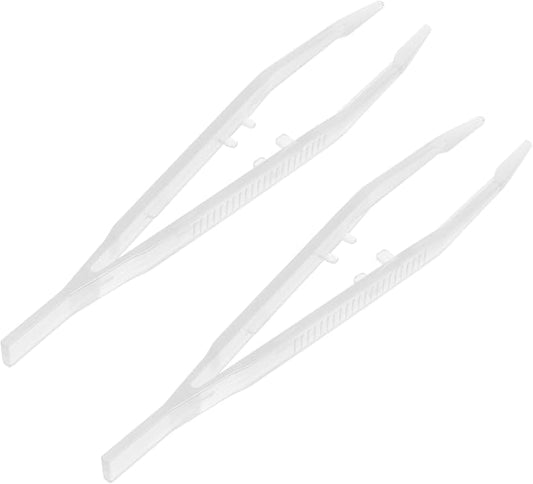 2Pcs Night Glow Feeding Tweezers for Reptiles Flexible Pet Feeding Clip Tools Design for Lizards Turtles Frogs Convenient Night Use