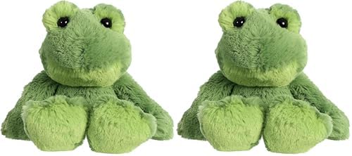 Aurora?? Adorable Mini Flopsie??? Fernando Frog??? Stuffed Animal - Mini Companions Ready for Playful Adventures - for Kids All Ages, Toddlers, Adults, and Families - Green 5.5 Inches (Pack of 2) by Aurora%C2%AE